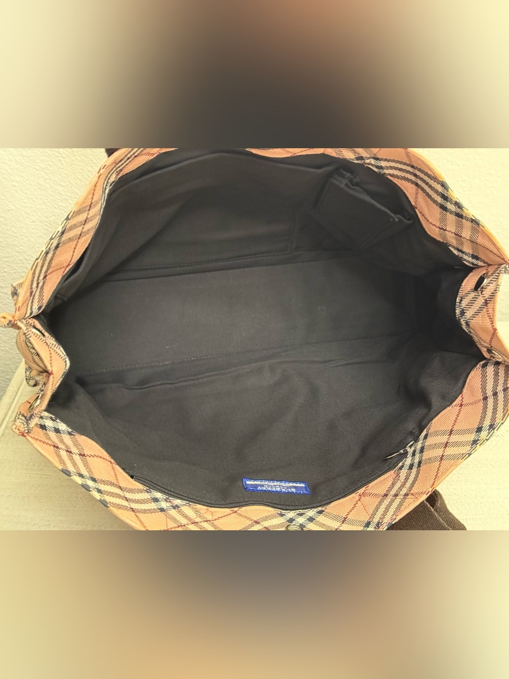 BURBERRY Blue Label Pink Nova Check Tote Bag - Picture 11 of 12